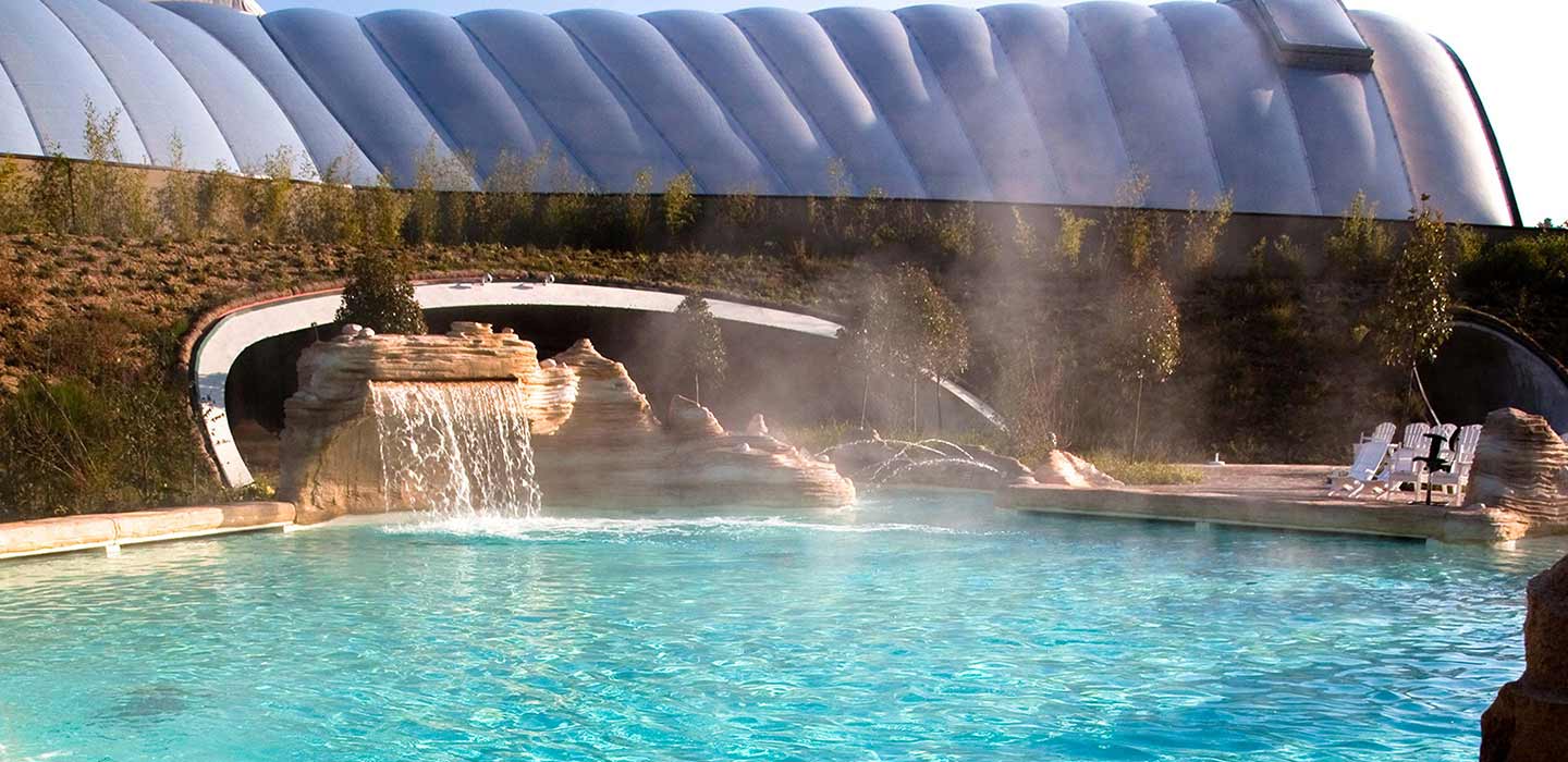 Warm pool at the Center Parcs Domaine des Trois Forets